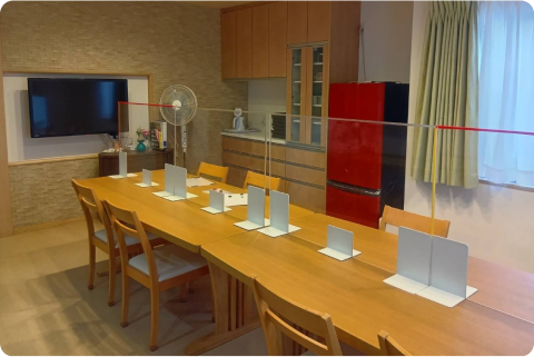 グループホームのリビング